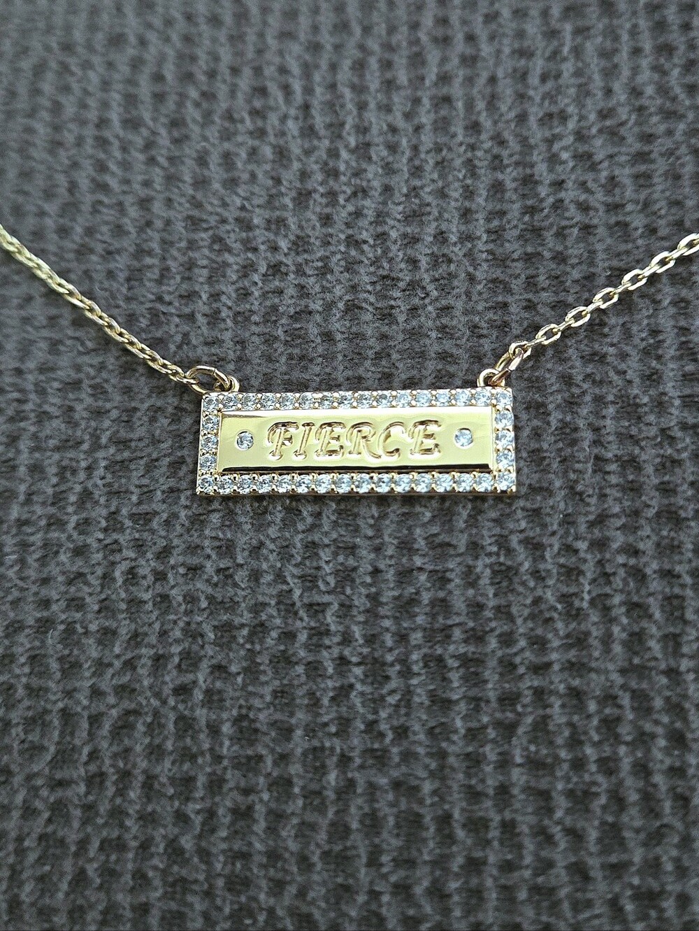 Lulu DK "Fierce"💪 Stationary Bar Necklace